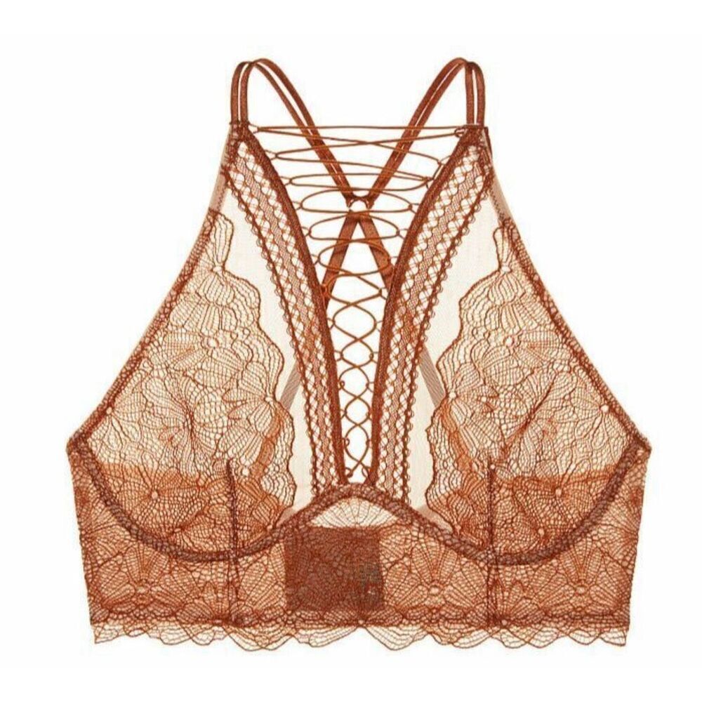 Victoria's Secret Cross-Strapped High-Necked Bra